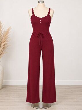 Burgandy Tank Pants set